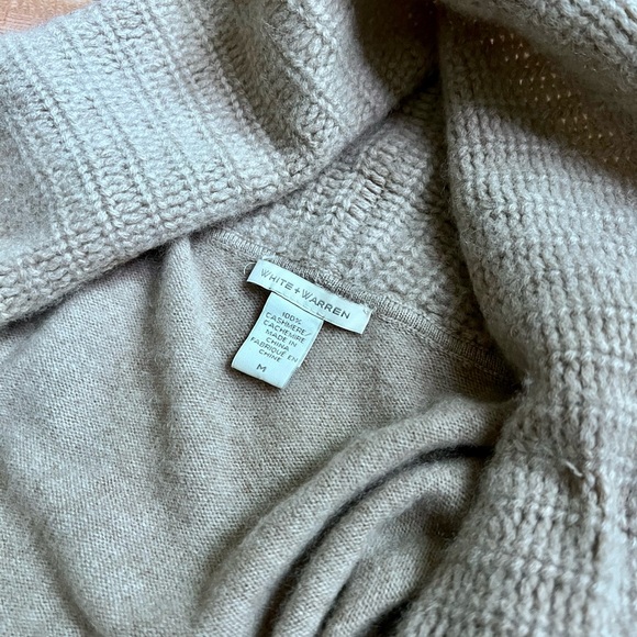 White + Warren 100% Cashmere Cardigan - Picture 3 of 3